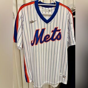 Nike White and Blue Men's Jersey